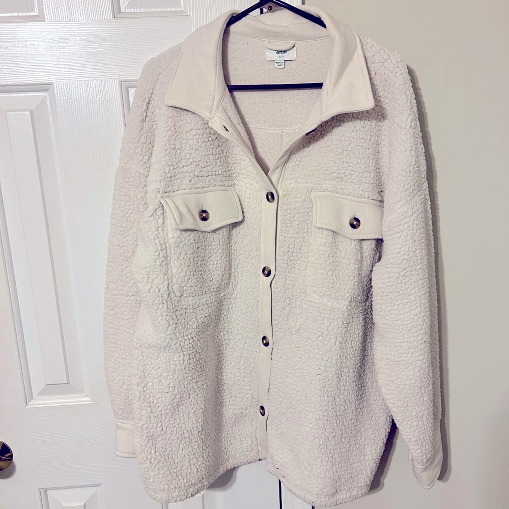 Aerie Sherpa Shacket